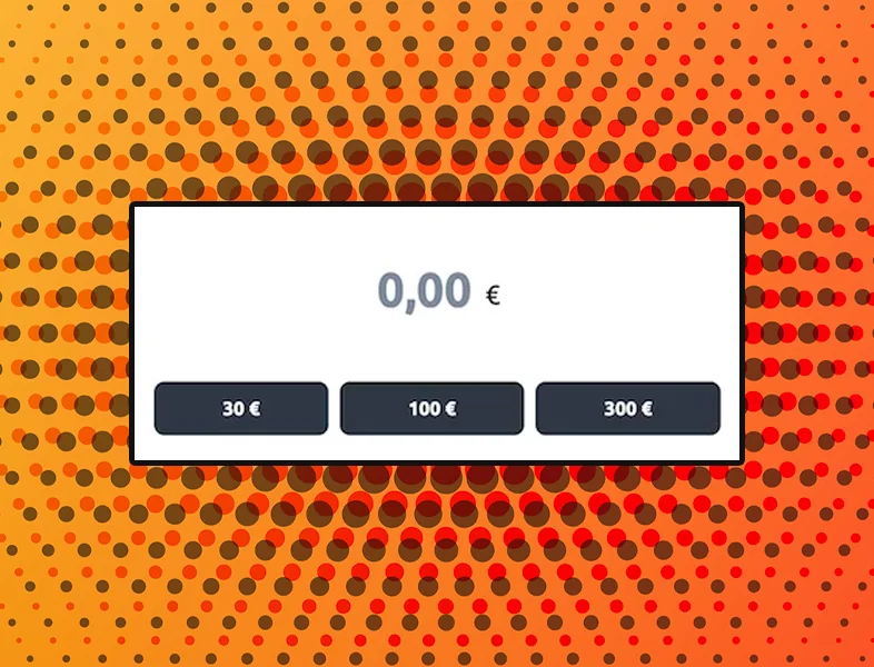 Introducción del importe del ingreso o del retiro